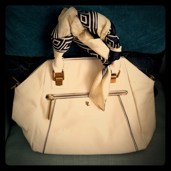 Elliott Lucca White Leather Bag - Picture 1 of 4